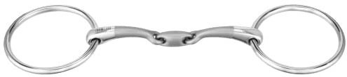 Sprenger SATINOX Pony Wassertrense 14 mm doppelt gebrochen - Edelstahl rostfrei, 105 mm Weite