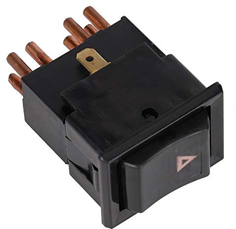 Interruttore di Segnale di Pericolo, Avviso di Pericolo Interruttore della Lampada YUF101490 Avvertitore di Pericolo per Land Rover Defender 90 110
