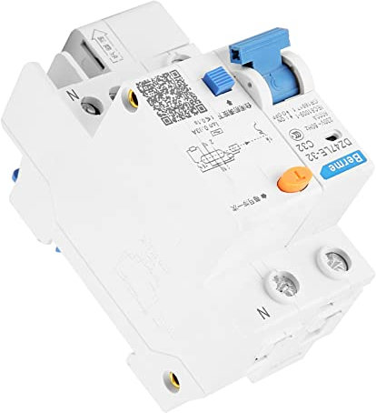 Dioche Disjoncteur Différentiel 30MA, Disjoncteur à courant résiduel DZ47LE‑32 1p N C32 RCCB 30 mA 230 V