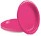 16 piatti di carta rosa acceso per feste, 17,8 cm, rosa rosa, decorazione per la tavola di carta rosa rossa. Piatti di rosa per bambini e adulti Rosepink Compleanno PartySupplies Decorazione da tavolo