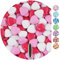 EinsSein 1kg Dragees mariage au chocolat cœur Mix médium blanc-rose-rose foncé brillant dragées baptême communion amandes feter et recevoir fêter de fete couleur pas cher aux bombe tag voir mes etui