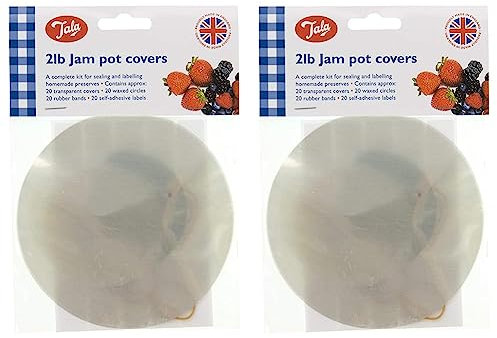 Tala 10A01230 2 lb Jam Pot Covers (Pack of 2)