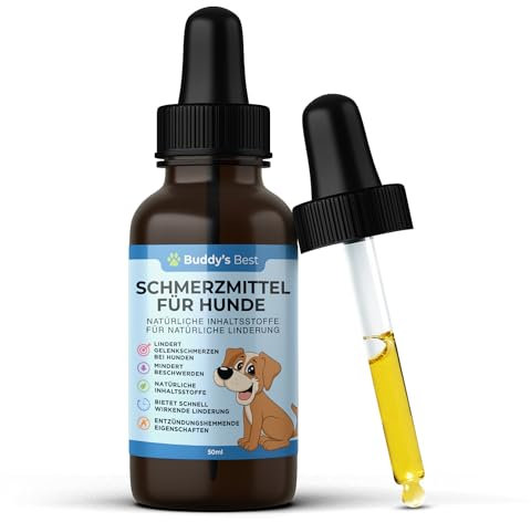 BUDDY'S Best 50ml Schmerzmittel für Hunde - Schmerzmittel Hund - Joint Care für Hunde