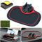 Support de Téléphone Automatique de Tapis Antidérapant de Voiture Multifonction, Universels Tapis Antidérapant pour Tableau de Bord de Voiture avec Support de Téléphone Rotatif à 360 ° (1 Pièce)
