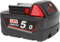 Powarobor M18B5 18V 5,0Ah Ersatzakku Kompatibel mit Milwaukee M18 18Volt Akku 48-11-1850
