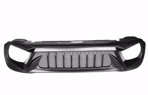 SXMA Wütend Frontgrill Abdeckung Modifikation Große Grill Zubehör Dekoration Schwarz ABS Off-road für Jee p Renegade 2015-2017 1PC
