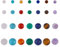SUPERFINDINGS 56 Stück 7 Farben Natürlicher Cabochon Edelstein 4 Größen Halbrunder Kuppelförmiger Quarzstein Mit Flacher Rückseite Kein Loch Stein Für Schmuckherstellung DIY Handwerk Handgefertigt