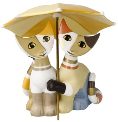 Goebel Katzenfigur Amici Sotto lṀombrello Rosina Wachtmeister Katzenwelt