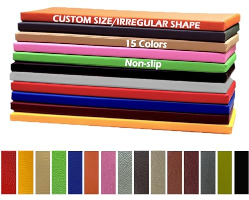 XIEMINLE Leder-Bankkissen, benutzerdefinierte Größe, wasserdicht, für den Außenbereich, Garten, Terrasse, Schaukelstuhlkissen, 2- und 3-Sitzer-Bank, Sitzkissen mit Reißverschluss, Esszimmerstuhl,