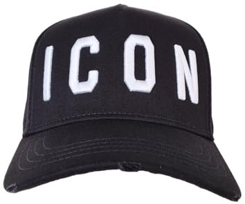 DSQUARED2 Cappello Berretto Baseball BCW4001 05C00001 M063 Uomo Icon Nero