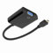 Shenruifa Adaptador Convertidor de Vídeo Micro HDMI a VGA 1080P para 4B con Función de Fuente de Alimentación (MicroHDMI a VGA)