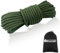 NewDoar Statisches Kletterseil 18KN 10 mm (3/8in) Hochfestes Zubehörseil Doppelt Geflochtenes Sicherheitsseil zum Ziehen und Ziehen von Prusik-Seilen (Armeegrün 10mm,165ft)