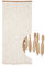 Garbenat Bambusvorhang - 90 x 200cm Perlenvorhang 52-Zeilen Hängender Teilervorhang Retro Bambusspan Perlen Türvorhang Baumwollfaden Seilvorhang Dekovorhang - Bambusfarbe