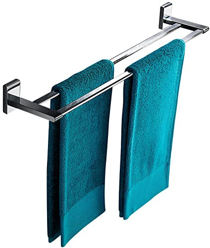 KJHFD Wall Lights Barre de Serviette 40 cm 50cm 60cm Porte-Serviette Double Mur Mural cuivre en cuivre chromé en chromé Wall Lights