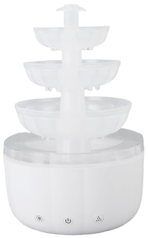 Kikumi Fountain Diffuser Prevent Dry Burning 5h Multifunctional Air Humidifier for Bedroom Living Room 500ml