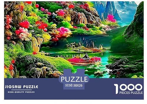 Jungle Puzzle 1000 Teile Erwachsene Klassische Puzzles Clevere Rätsel Puzzles-Geschenk 38x26cm/1000pcs