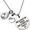 LParkin Halskette mit Aufschrift Not Sister by Blood But Sisters by Heart, Geburtsstein, Herz-Halskette, Metall