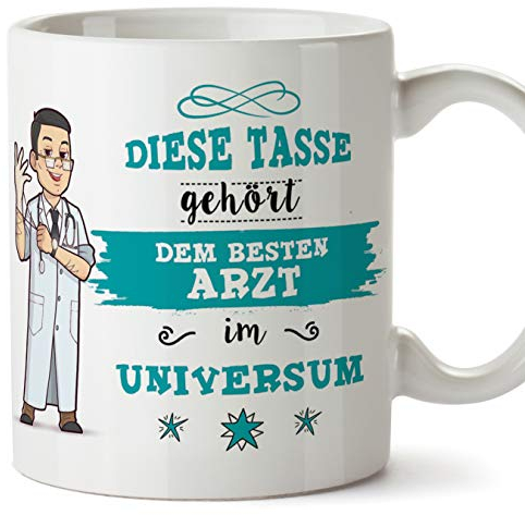 Arzt Tasse/Becher/Mug Geschenk Schöne and lustige kaffetasse - Diese Tasse gehört dem besten Arzt im Universum - Keramik 350 ml