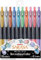 Zebra Gel-Kugelschreiber Sarasa Clip, 0,5 mm, Deco-Glanzfarbe, Set mit 10 Farben (JJ15-10C-SH)
