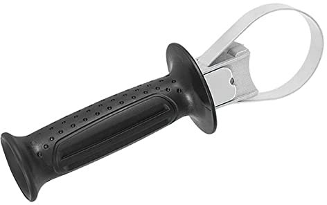 Milageto Verstellbarer 59-65mm Elektro-Bohrhammer Kunststoff Anti-Rutsch-Frontgriff Schwarz - Aluminium