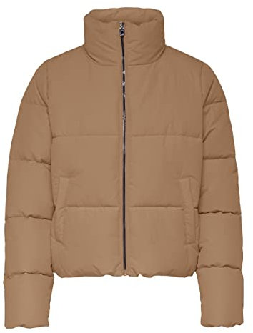 ONLY Damen ONLDOLLY Short Puffer OTW NOOS Quilted Jacket, Tigers Eye ,L
