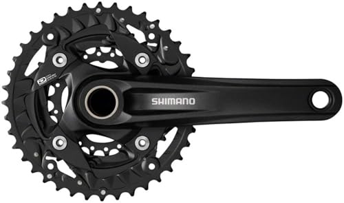 SHIMANO FC-MT500-3 Crankset 175mm 10-Speed 40/30/22t 96/64 BCD Black | FC-MT500-3 Mountain-Kurbelgarnitur, 10 Gänge, 175 mm, schwarz, breiter Gangbereich