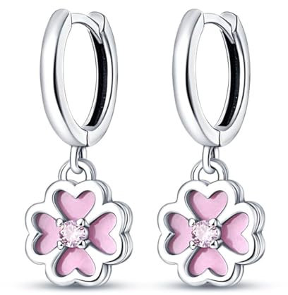 QIKAOLA S925 Silber Ohrringe für Frauen Huggie Hoop Ohrringe creolen bunt kubischer Zirkon