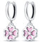 QIKAOLA 925 Sterling Silber Creolen für Frauen - Bunte, Hypoallergene Ohrringe für Damen und Mädchen
