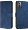Lihondar Premium Leder Klappbar Schutzhülle Tasche Wallet mit Brieftasche Cover Flip Case Klapphülle für Nokia G11/G21 (Blau)