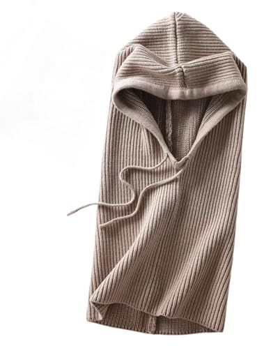 HEYANN Mütze Damen Winter,Balaclava Hut Kapuzen-Schal Sturmhaube Winter Kaschmir Strickmütze Mütze Skimaske Skimütze Outdoor Winddichter Hut Frauen Sturmhaube Kapuze Hut