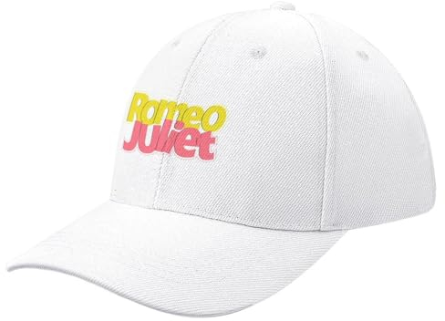 VEASPAEX Romeo Juliet Pattern Unisex – Erwachsene Baseball Cap Verstellbare Mütze, Einheitsgröße, Weiß, M