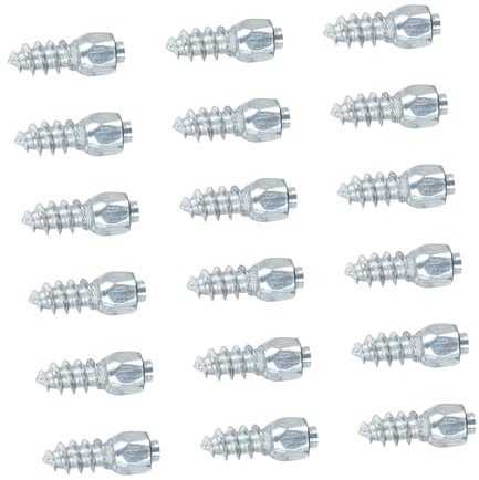 Rutschfeste Stollen für Reifen, 100 Stück, Legierung, Silber