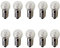 MeetUs 10Pcs E10 DC Blanco Cálido Mini Bombillas 1.5V 0.3A Experimento Fisical Electric Tornillo Base Bombillas (1.5V)
