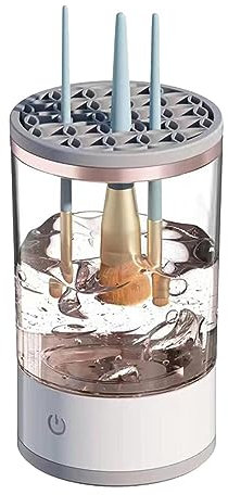 Nettoyeur Pinceau Maquillage, Nettoyeur De Pinceaux De Maquillage Électrique, Machine Automatique De Nettoyage De Pinceaux, Adapté À Les Pinceaux Pour Femmes Et Filles