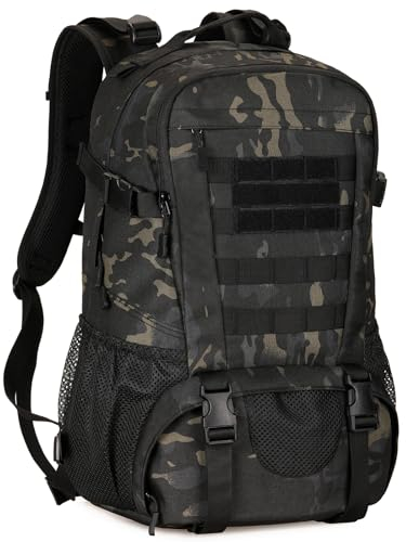 G-raphy 40L Wanderrucksack Herren Rucksack Damen Trekkingrucksack Taktischer Rucksack Militar Rucksack Outdoor Survival Ausrüstung Reiserucksack Daypack für Wandern Camping Rucksack Armee Jagd