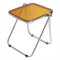 Acryl Beistelltisch Zusammenklappbar Acryl Couchtisch Klappbar Durchsichtig Nachttisch Freizeittisch Acryl Beistelltisch Arbeitszimmer Couchtisch Zuhause Büro Ausstellung(Size:41x36x44cm,Color:Orange)