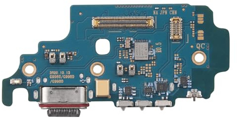 BESJMYT Puerto de carga para Samsung Galaxy S21 Ultra 5G, conector de carga USB, cable flexible, tipo C, cargador USB, conector de placa tipo C, reparación de repuesto para SM-G998U SM-G998U1