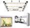 YRHome Lampe de croissance LED 200 W en alliage d'aluminium avec 600 LED à spectre complet Intensité variable 16000 lm Lampe de croissance pliable à 0° ou 180° pour culture en intérieur