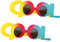 BESPORTBLE 2 Stück Party- Partybrille Für Funky Brille Zum Fotografieren Coole Buchstaben- Brille Männer Frauen Männer Damen Brillen Abs Colorful