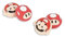 Crazy Diy - Tappi per manopole per interruttore, simpatici tappi per joystick per NS/SwitchLite/SwitchOLED, 4 coperture per levette, cover per pulsanti analogici per controller NS Joycon (rosso Mario