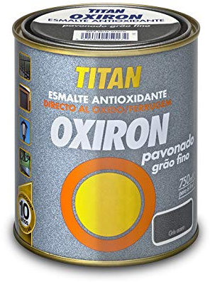 Esmalte antioxidante Titan Oxiron Pavonado 4L - Tamaño Envases 4 L, Colores Oxiron Pavonado 215 Rojo Óxido