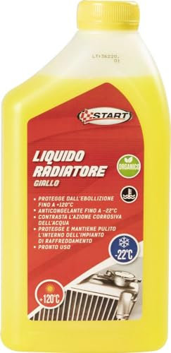 Liquido radiatore Giallo 1L -22°C per Motori monoblocco in Alluminio