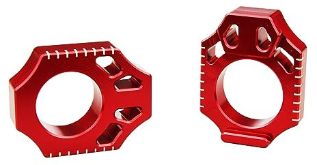 SCAR Tensor de Cadena Compatible con HONDA CR 125 CRF 250 450 CRFX CR125 CR250 CRF250R CRF450R CRFL 02-23 - Rojo