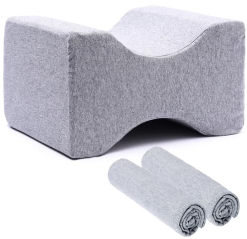 Knie-Kissenbezug, 2 Stück, Baumwolle, Kniekissen für Kontur, Legacy, Bein- und Knie, Schaumstoff-Stützkissen, passend für die meisten Beinpositionierungskissen