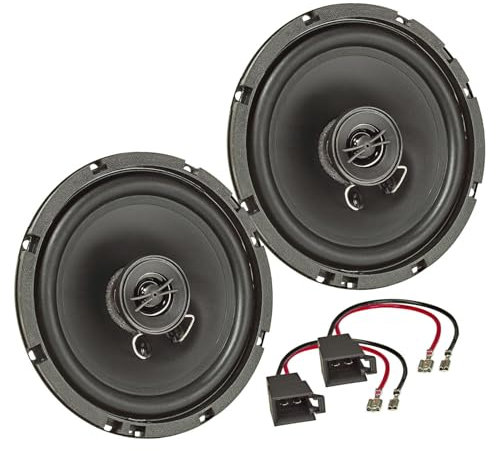 tomzz Audio 4057-013 TA16.5-Pro Lautsprecher Einbau-Set kompatibel mit VW Golf III 3 Cabrio 1993-2003 Tür vorne 165mm Koaxial System