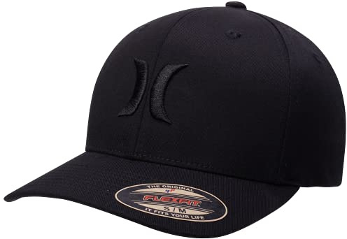 Hurley One & Only Men's Hat (Pure Black, Large-X-Large)