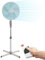Aspect 16 Inch Pedestal Fan Remote Control Cooling Powerful | Wide Leg Cross Base | Extra Strong 5 Section Blade for High Wind Performance | Up to 4 Hours Timer - White (Upgraded Model)