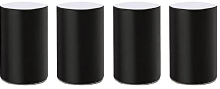 VICASKY Gefühlt Stühle 4Pcs Stuhl Bein Protektoren M?Bel Heber Runde Adhesive Carbon Material Filz für Bett Tisch Stuhl Sofa Couch Aufzüge Abdeckung Protector Pads Schwarz Sofa-Schutz