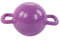 Dilwe Yoga Wasser Kettlebell, PVC Wasser Kettlebell mit Dichtungsgummiring Gewichtsverstellbare Haushalts-Fitnessgeräte(Lila)