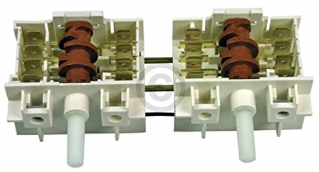 Kochplatte Schalterblock 2er-Einheit Dreefs 5HE/555 kompatibel mit GORENJE 617736